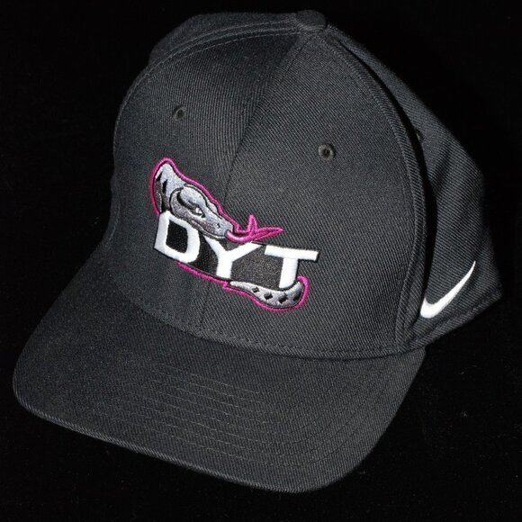 Nike DYT Black Fitted Classic99 Dri-fit Hat L/XL Ballcap New without tags - Picture 1 of 4